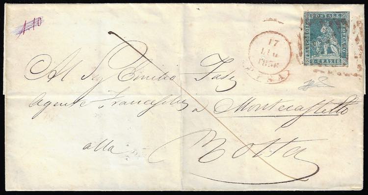 PISA, muto a rombi rosso punti R1 ... 