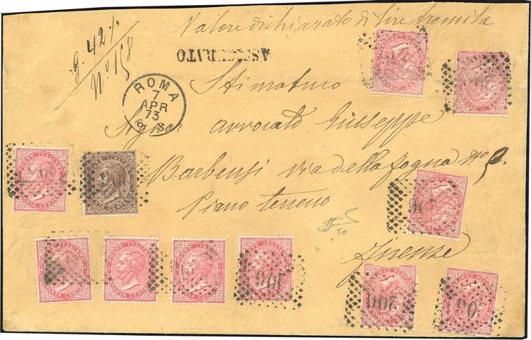 1873 - 40 cent. De La Rue, 10 ... 