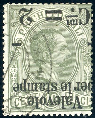 1890 - 2 cent. su 10 cent. ... 
