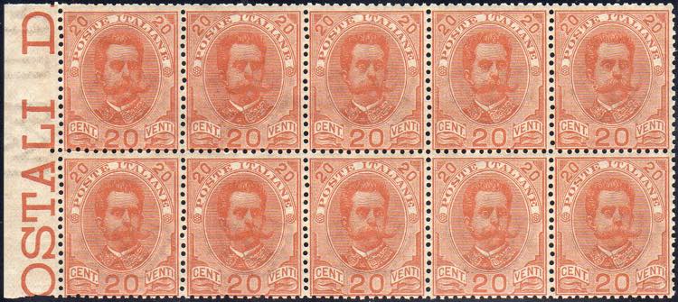 1895 - 20 cent. Umberto I (61), ... 