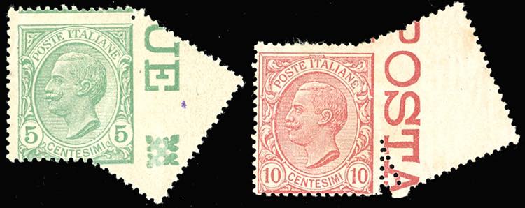 1906 - 5 e 10 cent. Leoni, ... 
