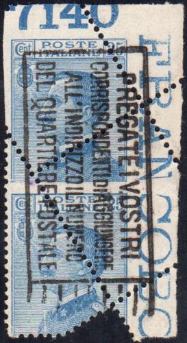 1908 - 25 cent. Michetti (83), ... 