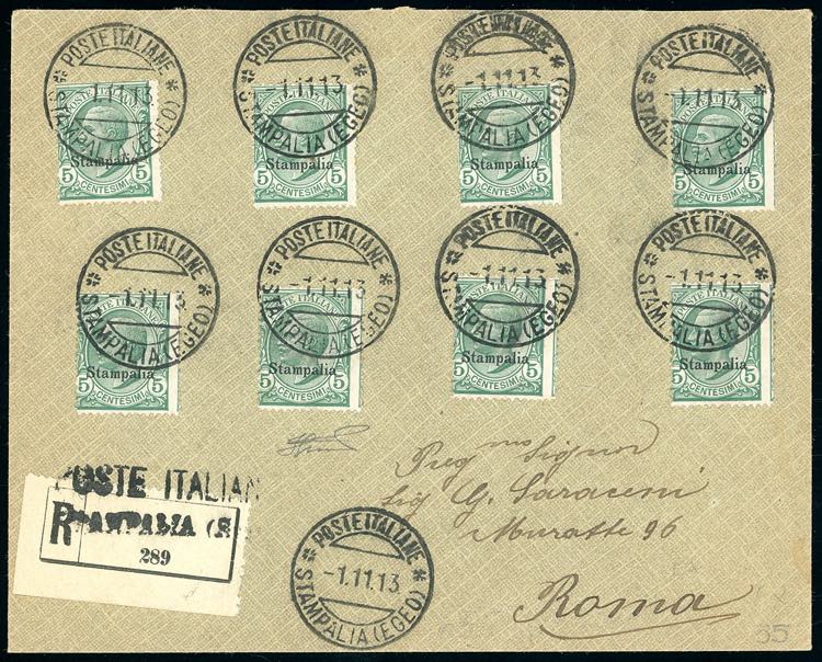 STAMPALIA 1913 - 5 cent. ... 