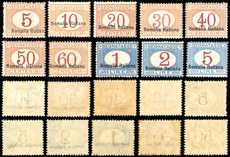 SEGNATASSE 1920 - Soprastampati in ... 