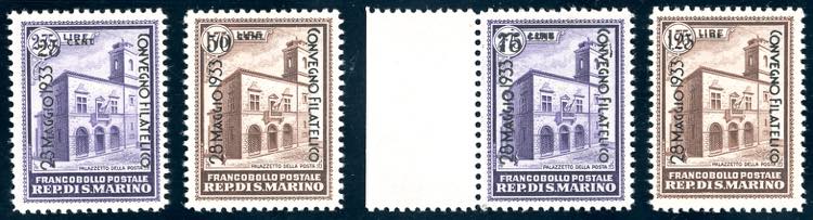 1933 - Soprastampati Convegno ... 