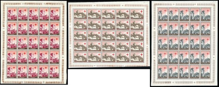 1951 - Croce Rossa, serie completa ... 