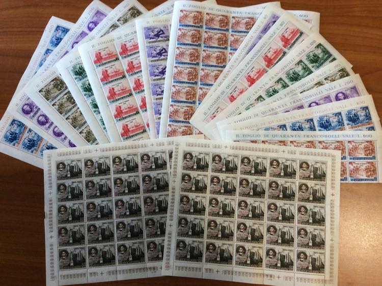 1952 - Fiera di Trieste, 50 serie ... 