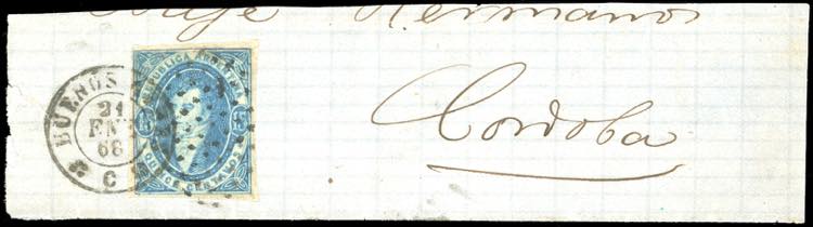 ARGENTINA 1867 - 15 cent. ... 