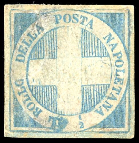 1860 - 1/2 tornese azzurro ... 