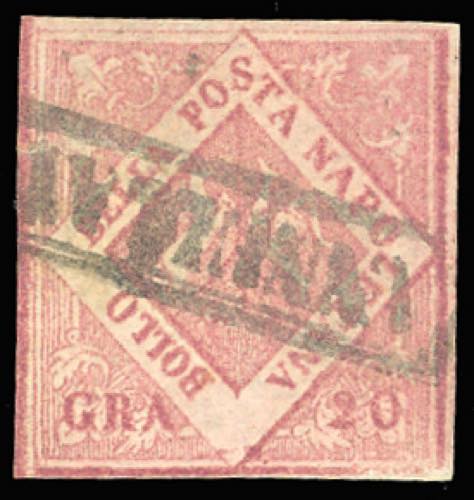 1860 - 20 grana carminio smorto, ... 