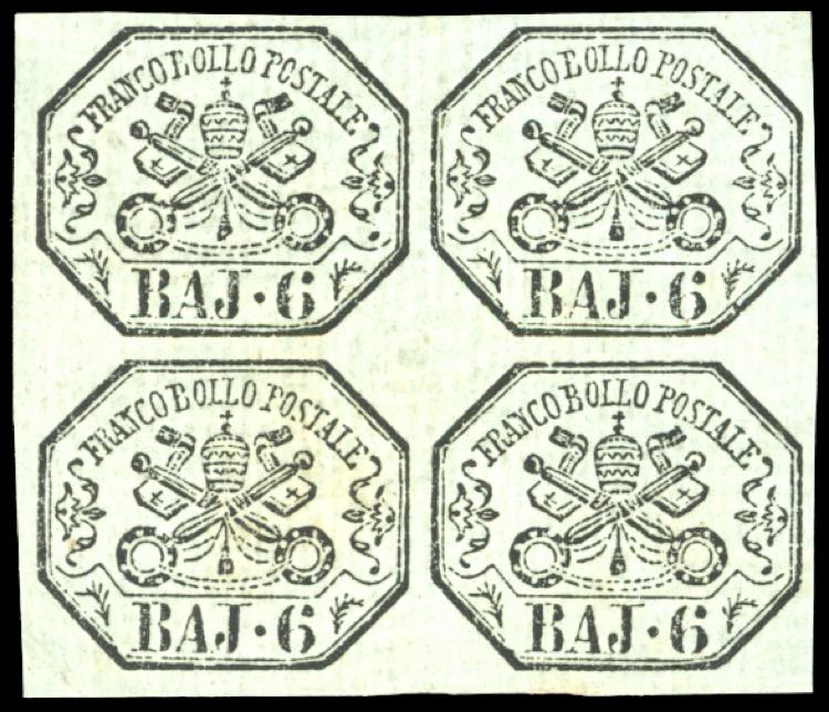 1852 - 6 baj grigio verdastro (7), ... 