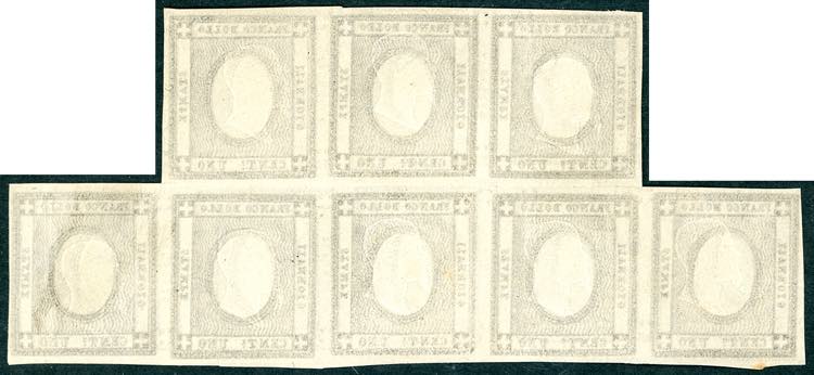 1861 - 1 cent. grigio nero per ... 