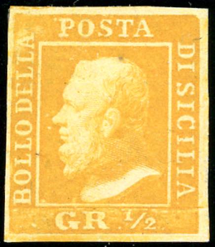 1859 - 1/2 grano arancio tendente ... 