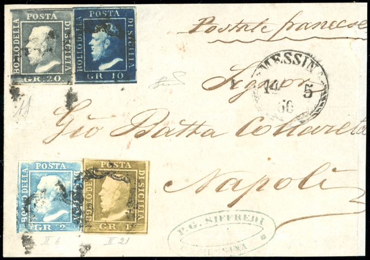 1860 - 1 grano verde oliva ... 