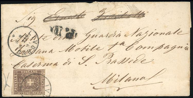 1860 - 10 cent. bruno (19), ... 