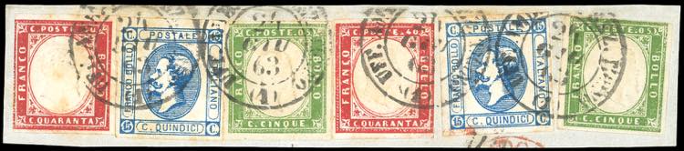 1863 - 15 cent. Litografico, II ... 