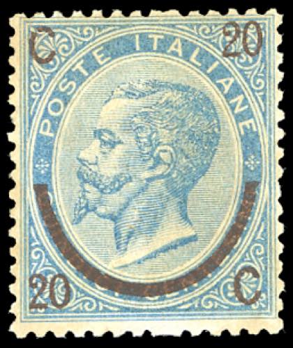 1865 - 20 cent. su 15 cent. Ferro ... 