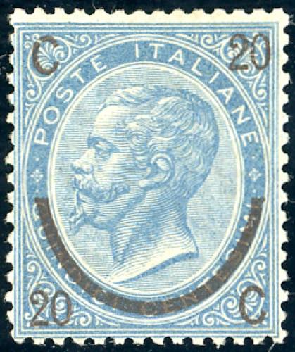 1865 - 20 cent. su 15 cent. Ferro ... 