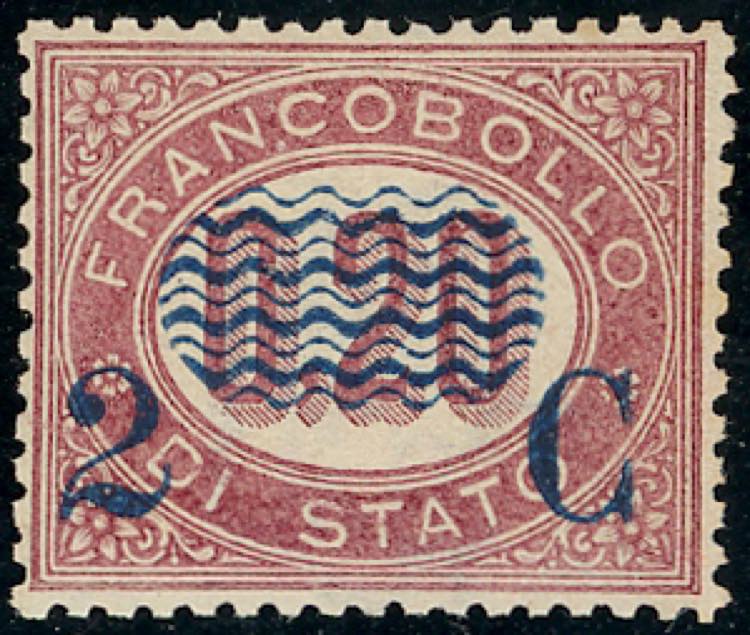 1878 - 2 cent. su 0,20 lire ... 