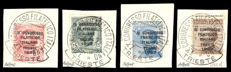 1922 - Congresso Filatelico, serie ... 