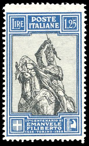 1928 - 1,25 lire Emanuele ... 