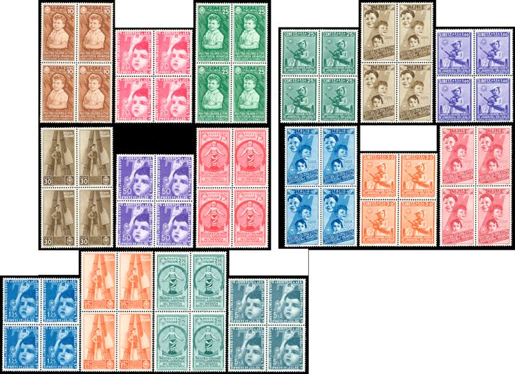 1937 - Colonie estive, serie ... 