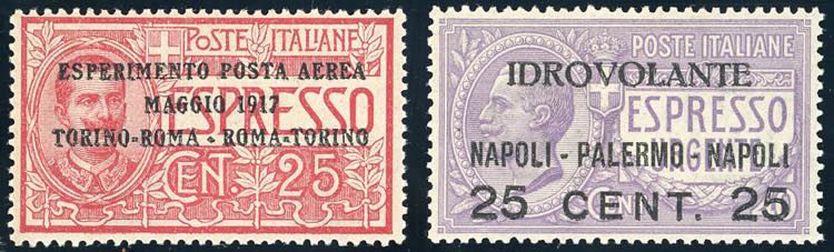 1917 - 25 cent. Torino-Roma e ... 