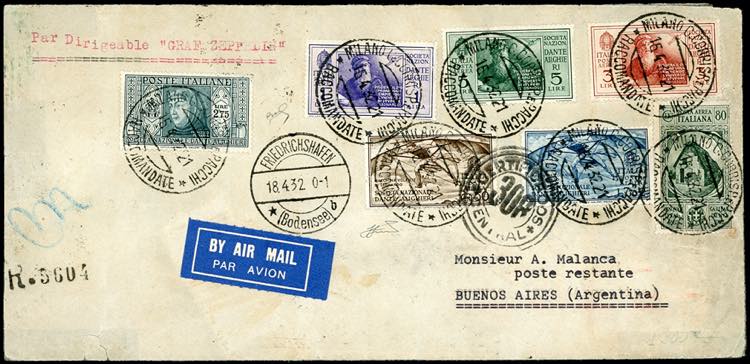 1932 - I 5 alti valori di posta ... 