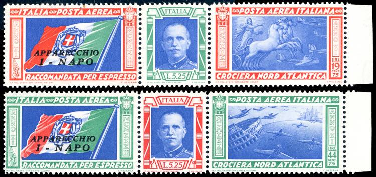 1933 - Trittici I-NAPO (51M/52M),  ... 