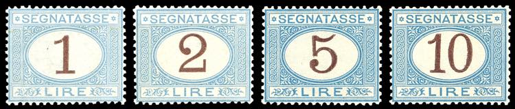 1870/1874 - 1, 2, 5 e 10 lire ... 