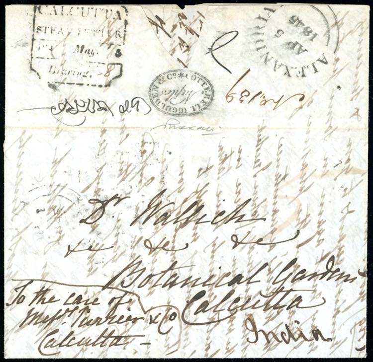NAPOLI-INDIA 1845 - Lettera ... 