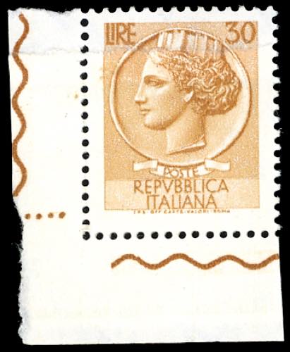 1968 - 30 lire Siracusana, stampa ... 