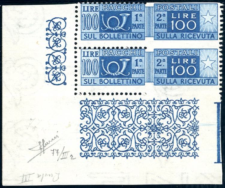 1946 - 100 lire, filigrana ruota ... 