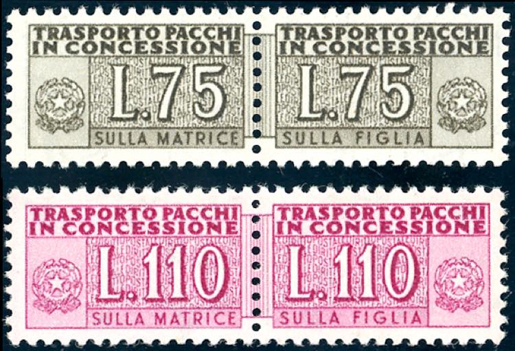 1955 - 75 lire e 110 lire, ... 