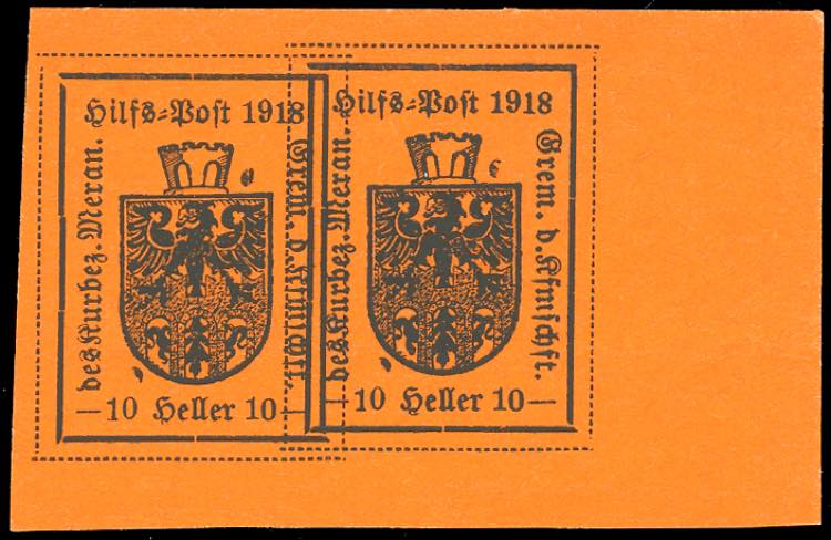 MERANO 1918 - 10 h. arancio, IV ... 