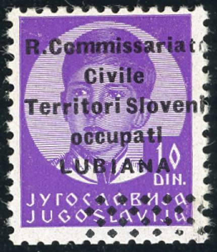 LUBIANA 1941 - 10 d. soprastampa ... 