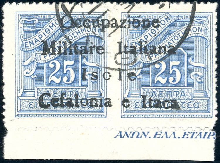 EMISSIONI DI ITACA SEGNATASSE 1941 ... 