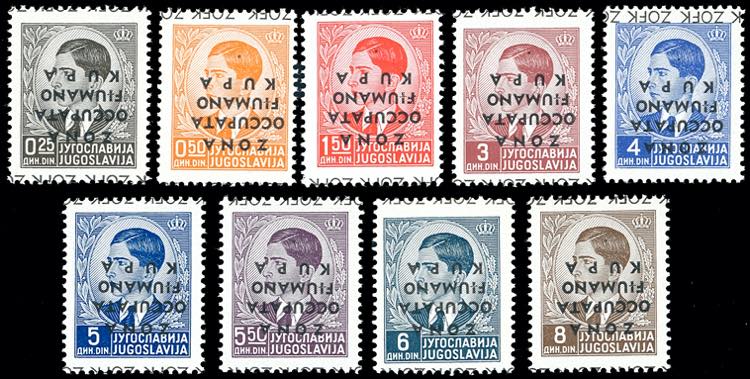 ZONA FIUMANO KUPA 1941 - Serie ... 