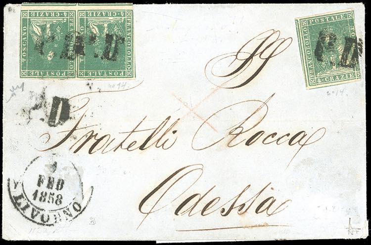 TOSCANA-IMPERO RUSSO UCRAINA 1858 ... 