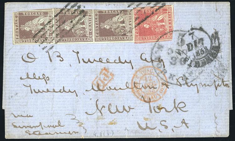 TOSCANA-STATI UNITI 1853 - 1 ... 