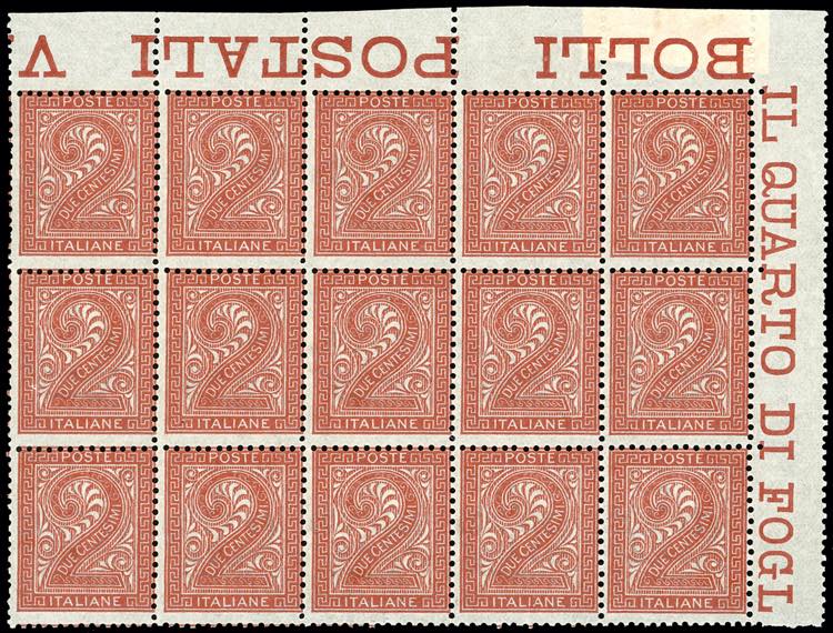 1866 - 2 cent. De La Rue, tiratura ... 