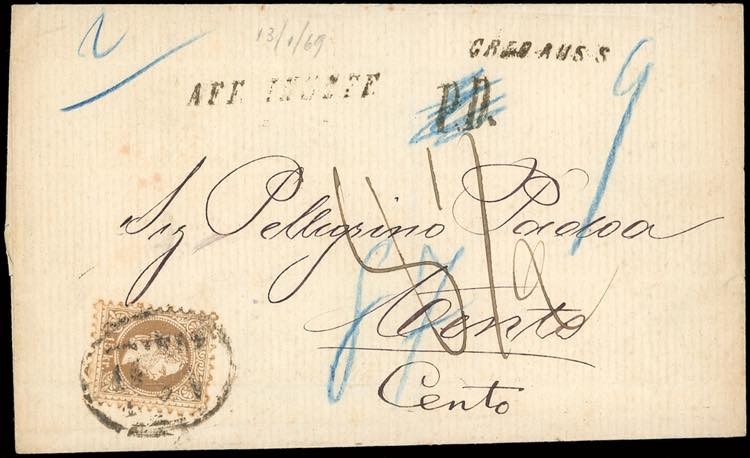 REGNO DITALIA-AUSTRIA 1869 - 15 ... 