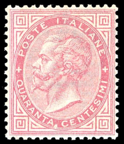1863 - 40 cent. De La Rue, ... 