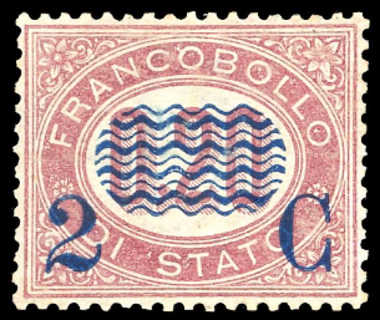 1878 - 2 cent. su 0,20 lire ... 