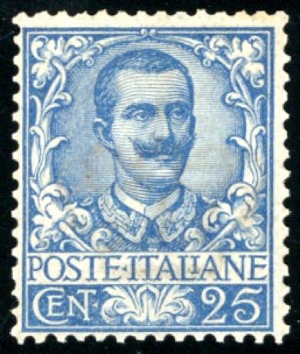 1901 - 25 cent. Floreale (73), ... 