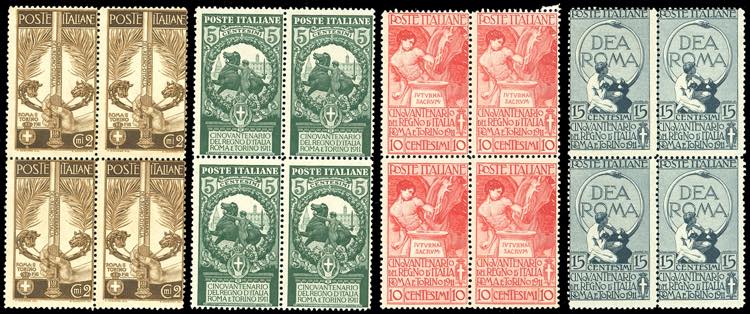 1911 - Unità dItalia, serie ... 