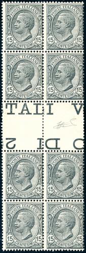 1919 - 15 cent. grigio Leoni ... 