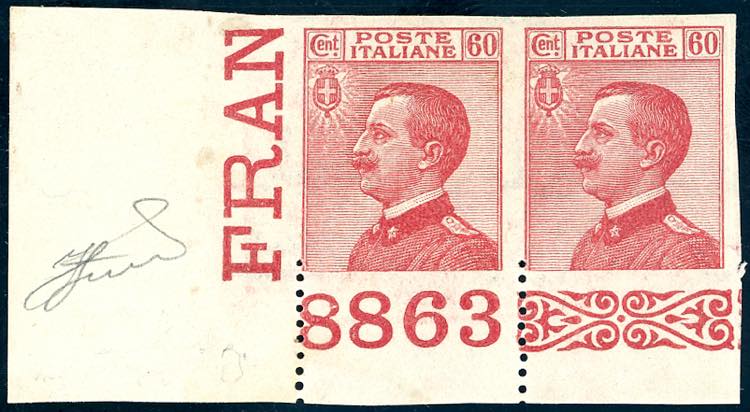 1918 - 60 cent. carminio Michetti, ... 