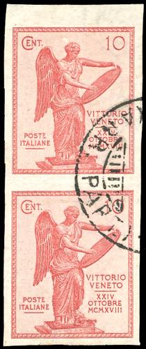 1921 - 10 cent. Vittoria, non ... 