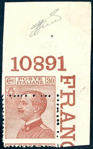 1922 - 30 cent. bruno arancio ... 